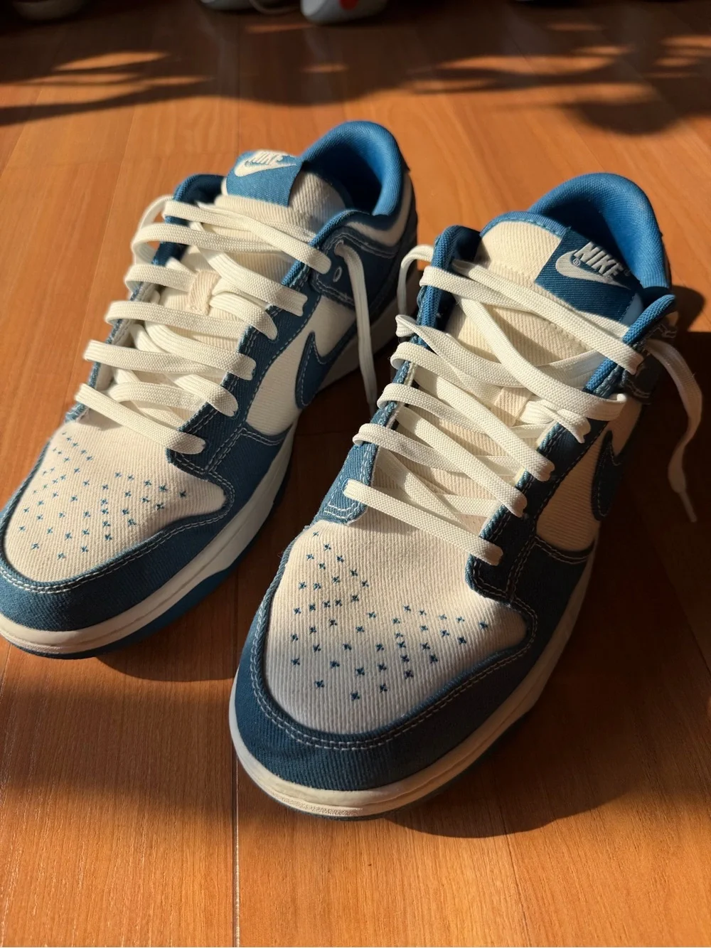 Nike Dunk Low Blue & White Sneakers Men’s Size 12